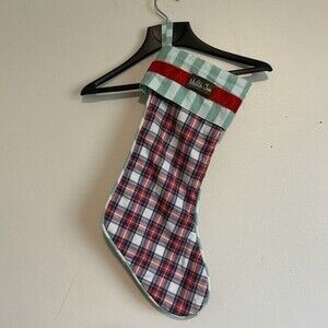 New Matilda Jane Plaid Christmas Stocking XL
